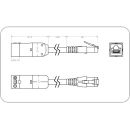 EN-66e - Medizinischer 10 Gbit/s Netzwerkisolator mit Kabel