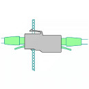 EN-76HE-K Ultrakompakter Keystone-Netzwerkisolator, 10...