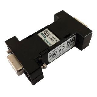 Medizinischer RS-232 Isolator "E1" mit RTS/CTS bis 576 kBit/s