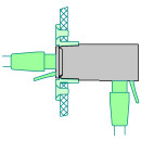 EN-70VD-S - Medizinischer SnapFit-Netzwerkisolator,...