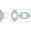 Z-4-SF-EXT - SnapFit-Blende, außenliegend