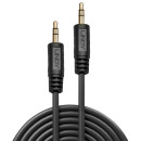 Premium Audiokabel mit 3,5mm Klinkenstecker, 0.25m (Lindy...